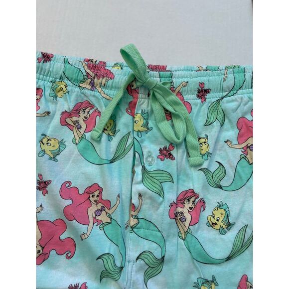 Disney Women's The Little Mermaid Print Pajama Sleep Pants Size Medium Princess - Picture 6 of 8